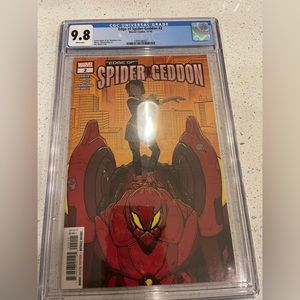 EDGE OF SPIDER-GEDDON #2 - FIRST PRINT - MARVEL COMICS - CGC 9.8 - WHITE PAGEs